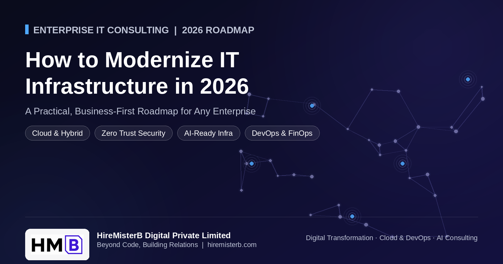 How to Modernize IT Infrastructure in 2026: A Practical Enterprise Roadmap